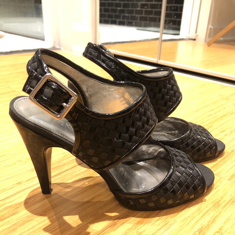 Calvin Klein 4” black heels